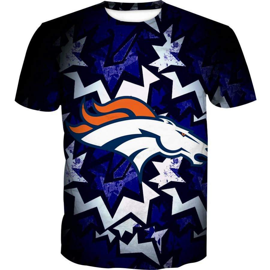 Denver Broncos T-Shirt – Football Broncos Streetwear Clothes