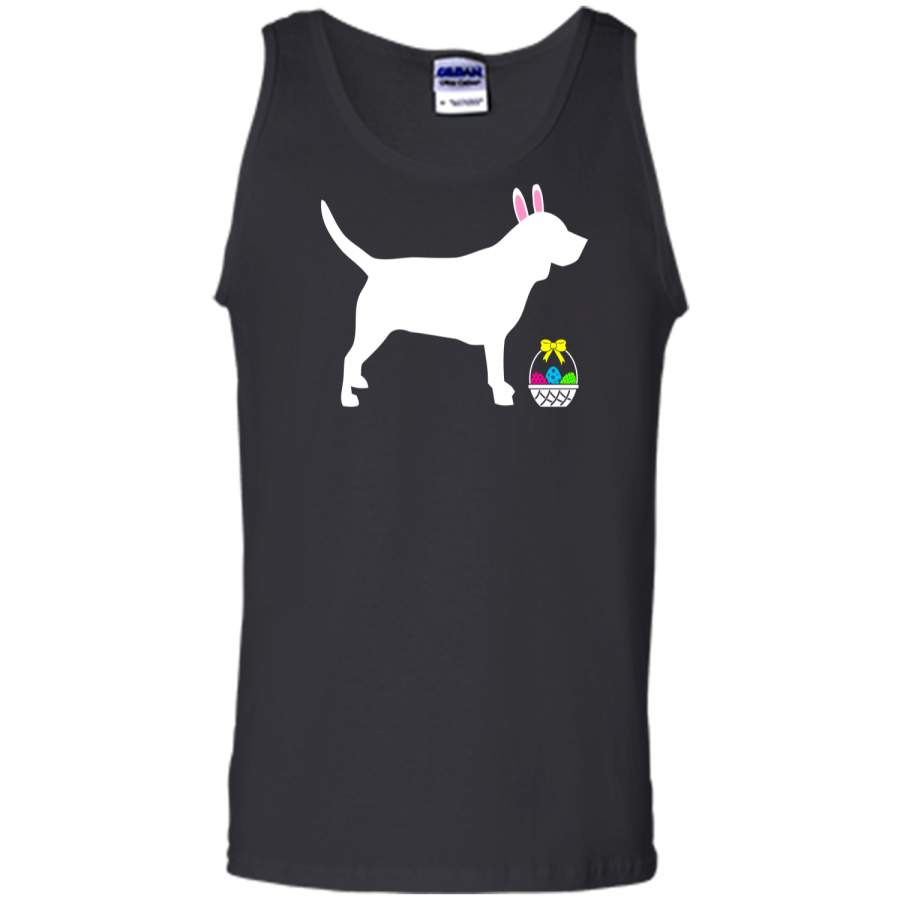 Beagle Easter Bunny Dog Silhouette T-Shirt Tank Top