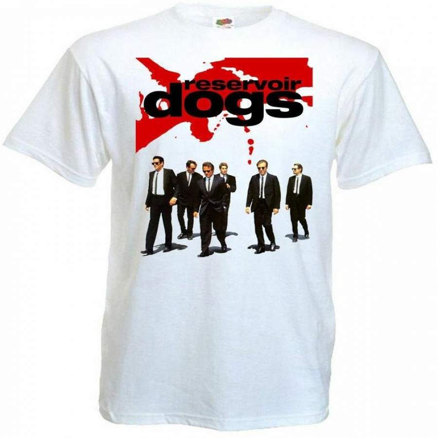 Reservoir Dogs Movie Poster T Shirt White