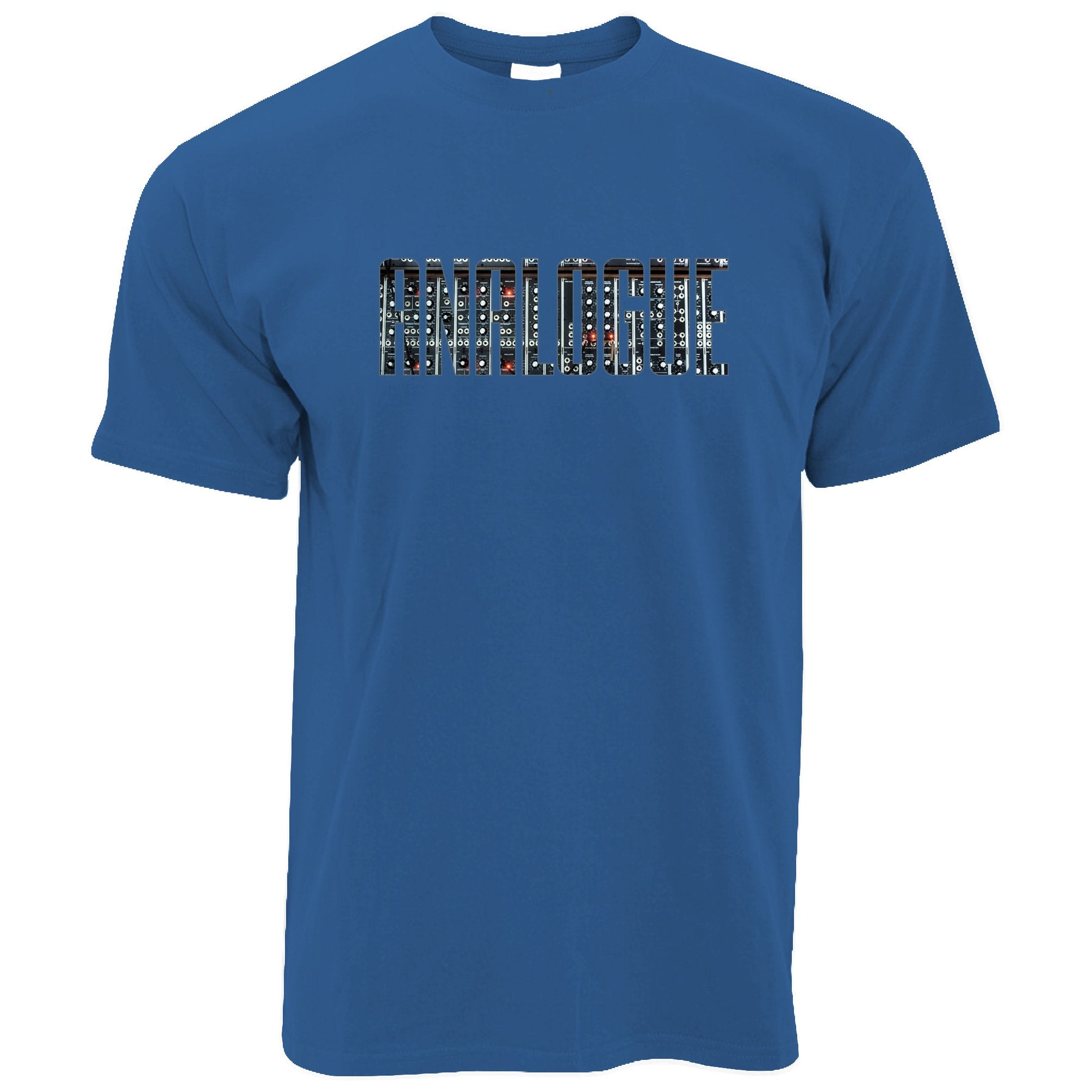 Old School DJ T Shirt Analogue With Synthesiser