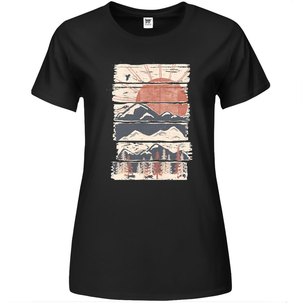 Winter Pursuits… Premium Womens T Shirts