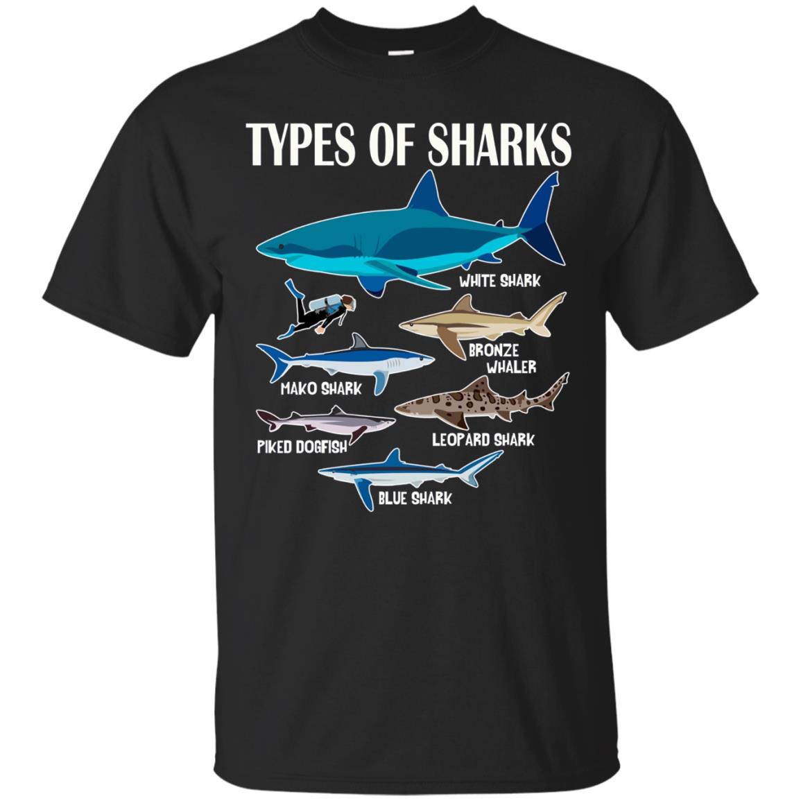 Types Of Sharks T-Shirt