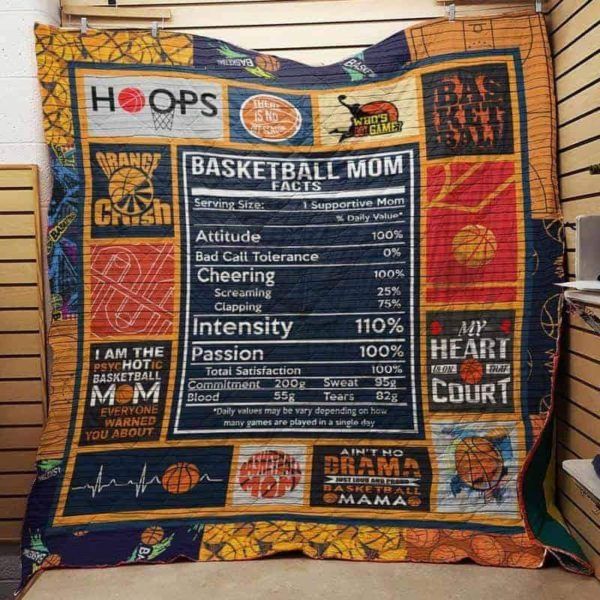 Basketball Mom J1802 83o33 3D Quilt Blanket HGM21