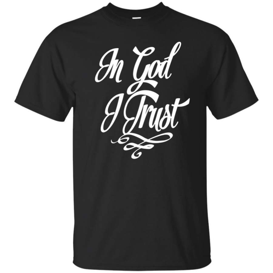 AGR In God I Trust Jesus Christian T-shirt