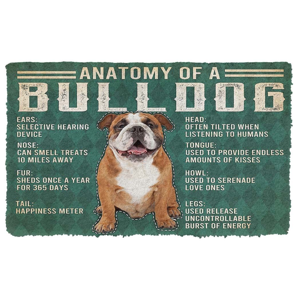 Alohazing 3D Anatomy Of A Bulldog Doormat