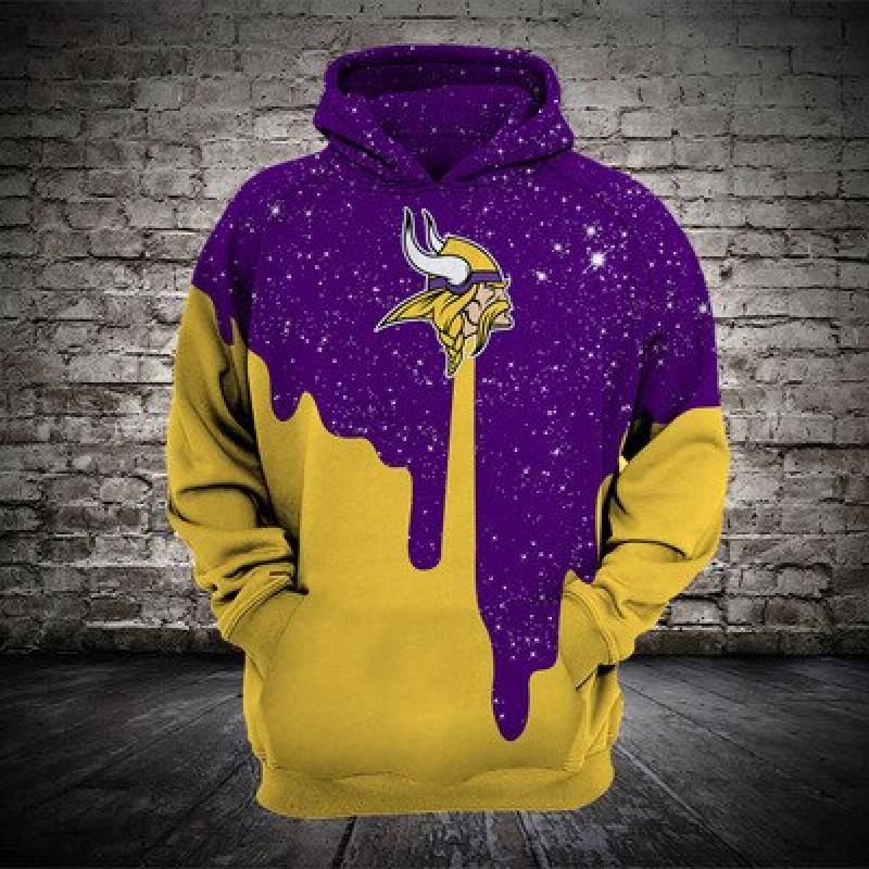 Minnesota Vikings 3D Hoodie #3