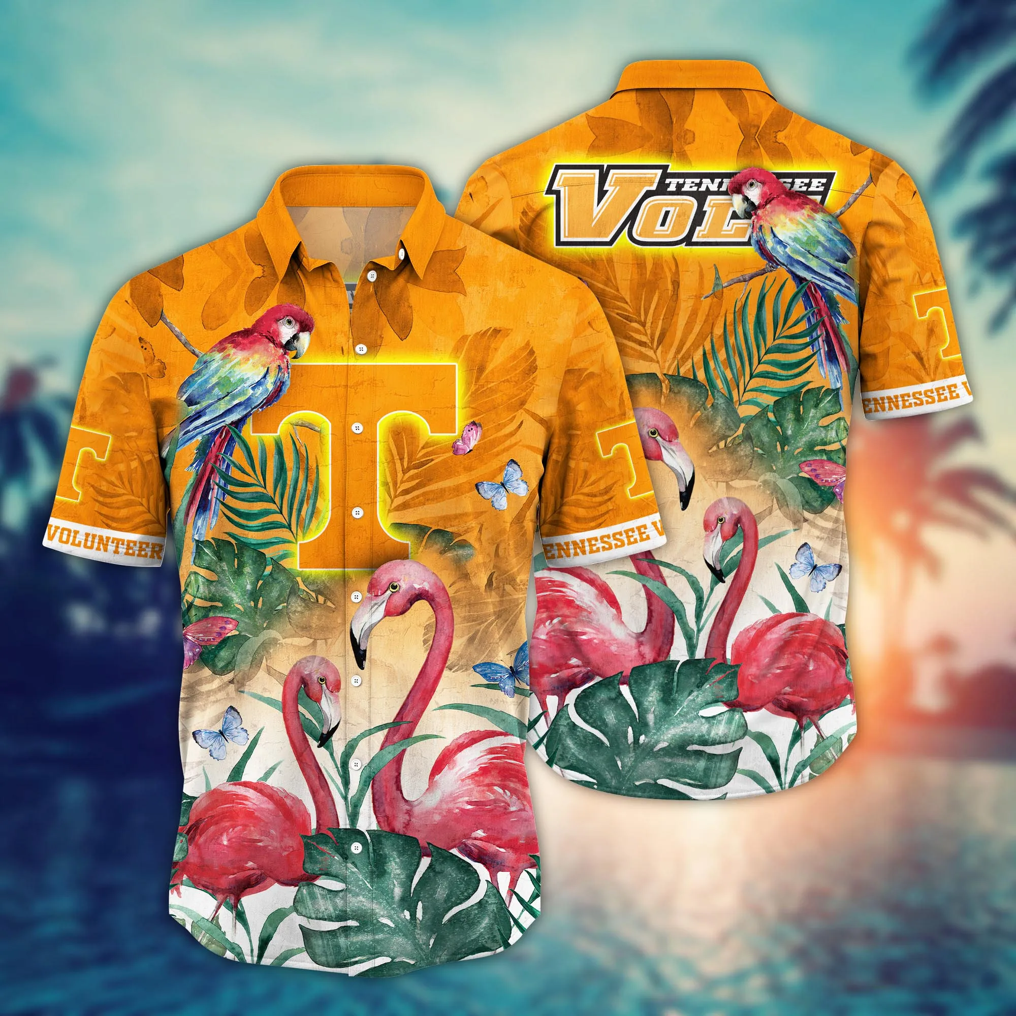 Tennessee Volunteers NCAA Hawaiian Shirt Sandals Aloha Shirt