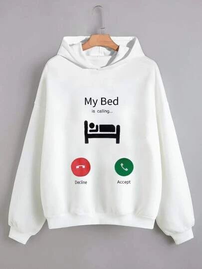 My Bed Is Calling Hoodie