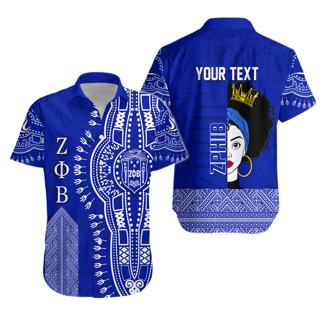 Zeta Phi Beta Personalized Hawaiian Shirt Zphib Dashiki Design Lt7