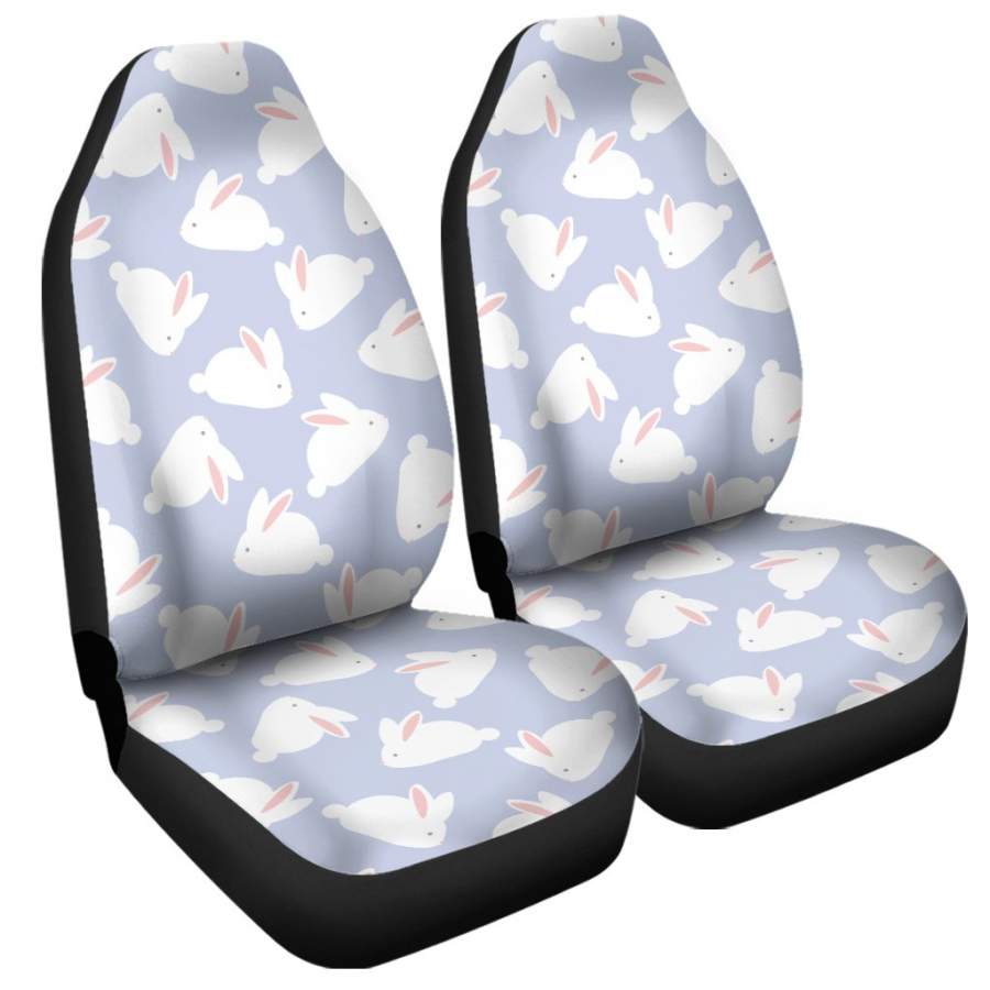 Mini Rabbit Pattern Print Universal Fit Car Seat Covers