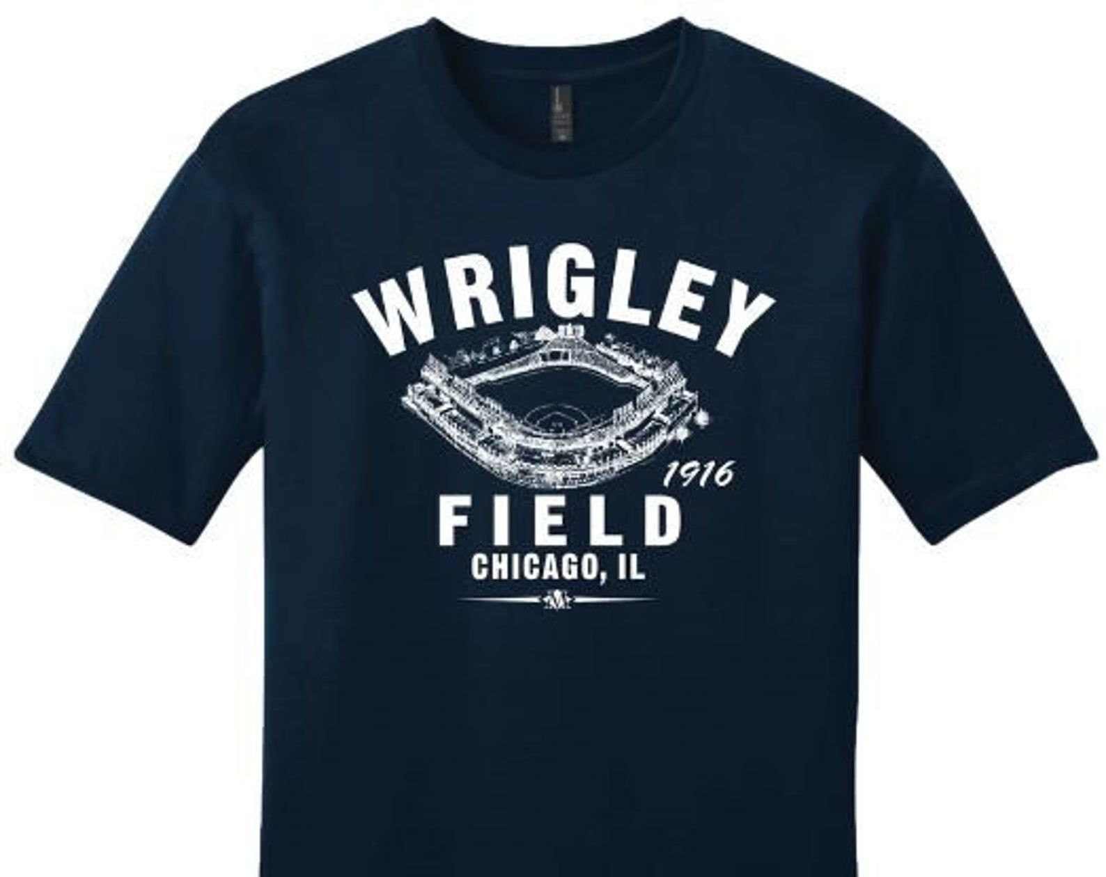 Wrigley Field 1916 Baseball T – Past Home Of Your Chicago Cubs – Any 2 Tees For 33