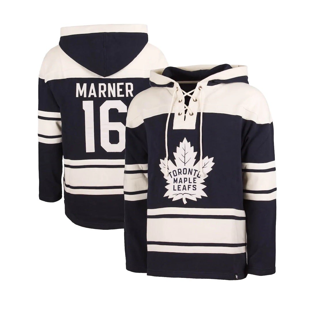 Mitch Marner Toronto Maple Leafs Hockey Lacer Jersey Hoodie