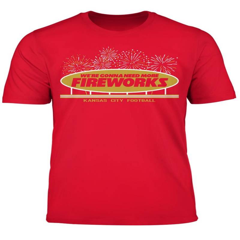 More Fireworks – Kansas City Football Men And Women T Shirt S-5Xl