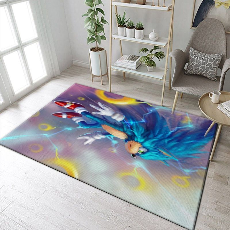 Sonic The Hedgehog Iii Area Rug Living Room Rug Home Decor Floor Decor