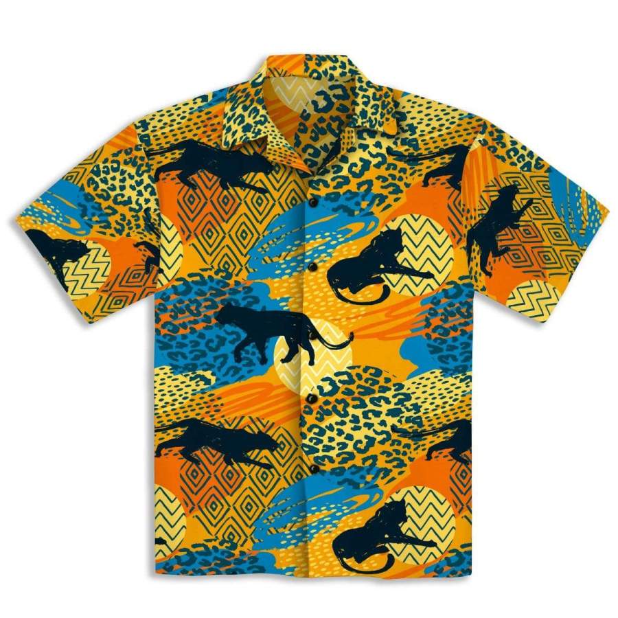 African Leopard Hawaiian Shirt