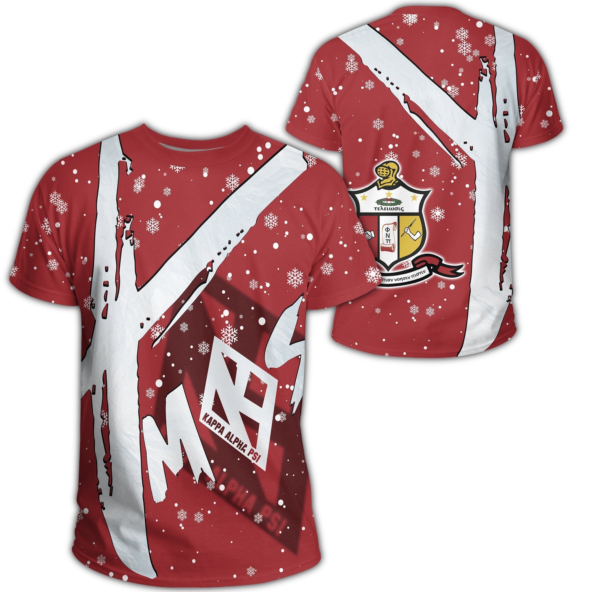 Greek Life T-Shirt – Kappa Alpha Psi Christmas Tee – X-Style – Jr