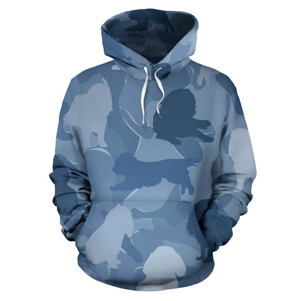 Cavalier King Charles Spaniel Light Blue All Over Print Camouflage ...