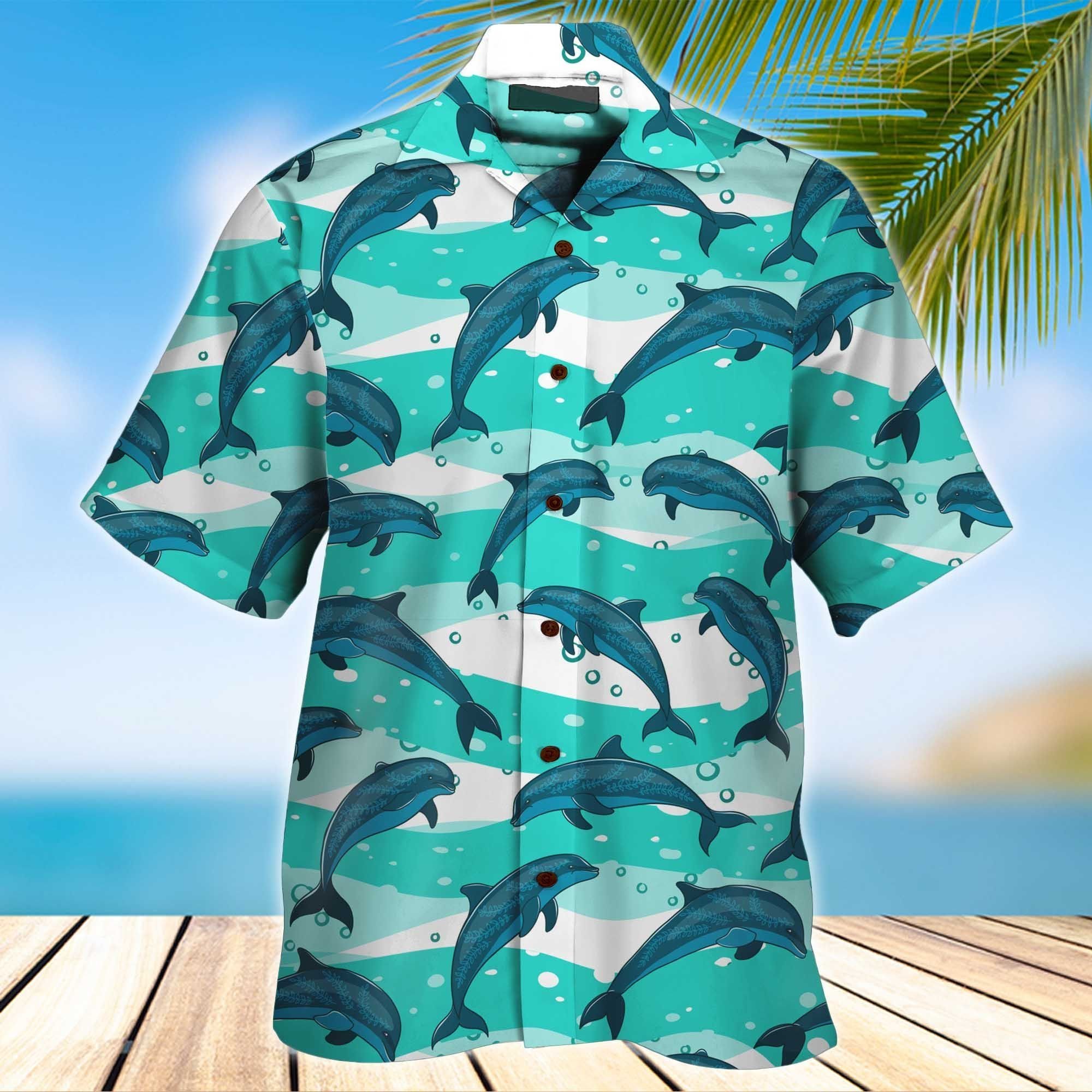 Dolphin 3D All Over Printed Hawaiian Shirt And Short