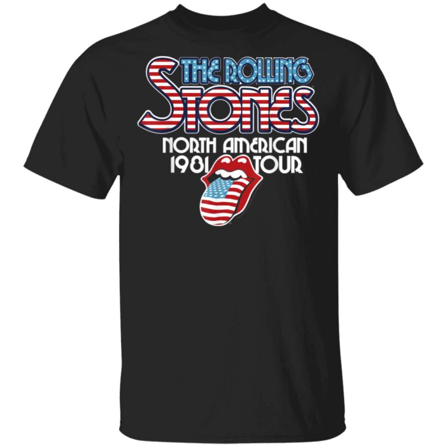 Rolling Stones Official NA Tour 1981 Tshirt