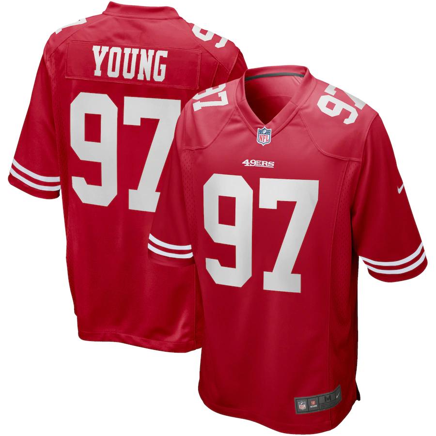 Bryant Young San Francisco 49ers Nike Game Retired Player Jersey – Scarlet