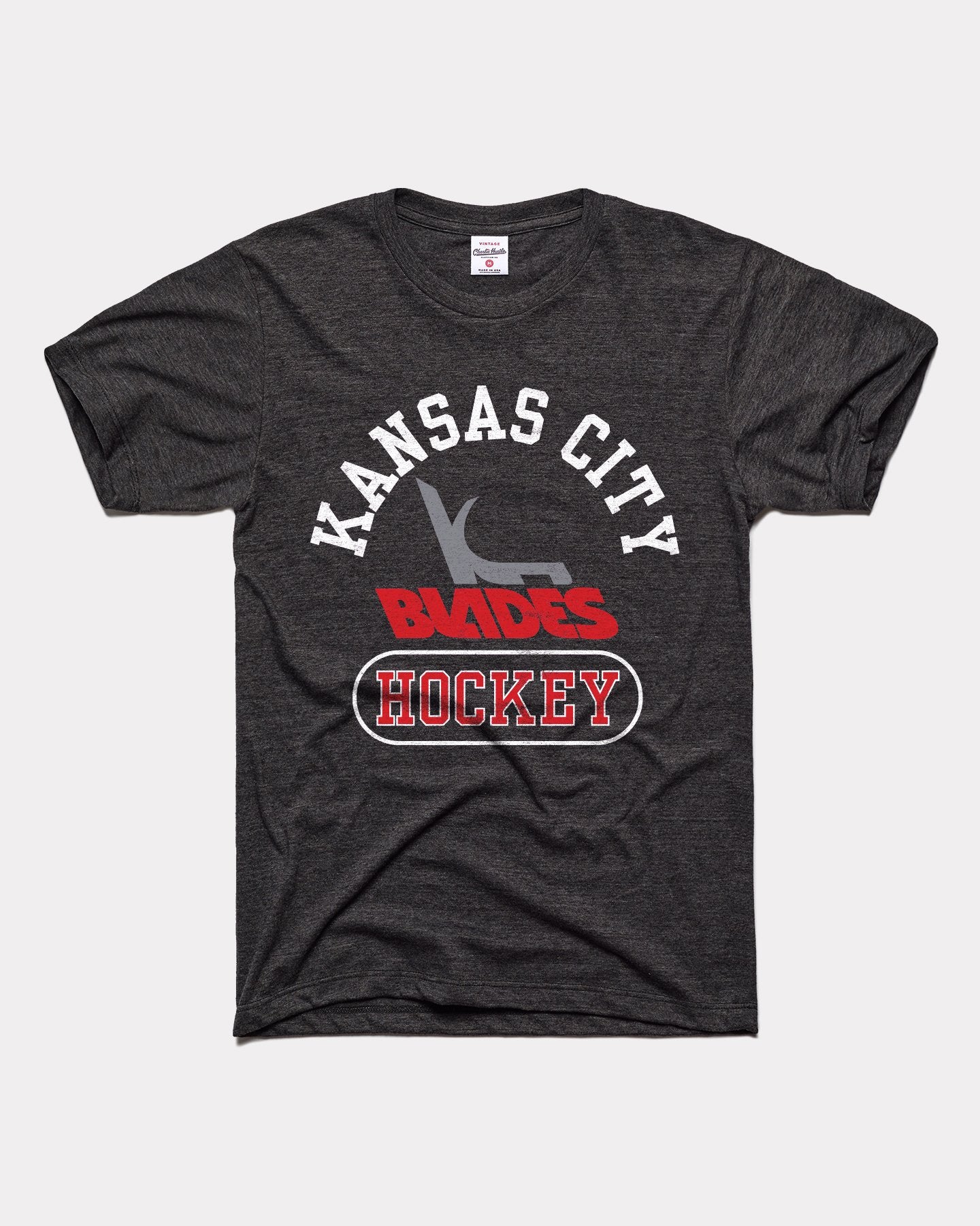 Vault Kansas City Blades Vintage Black T-Shirt