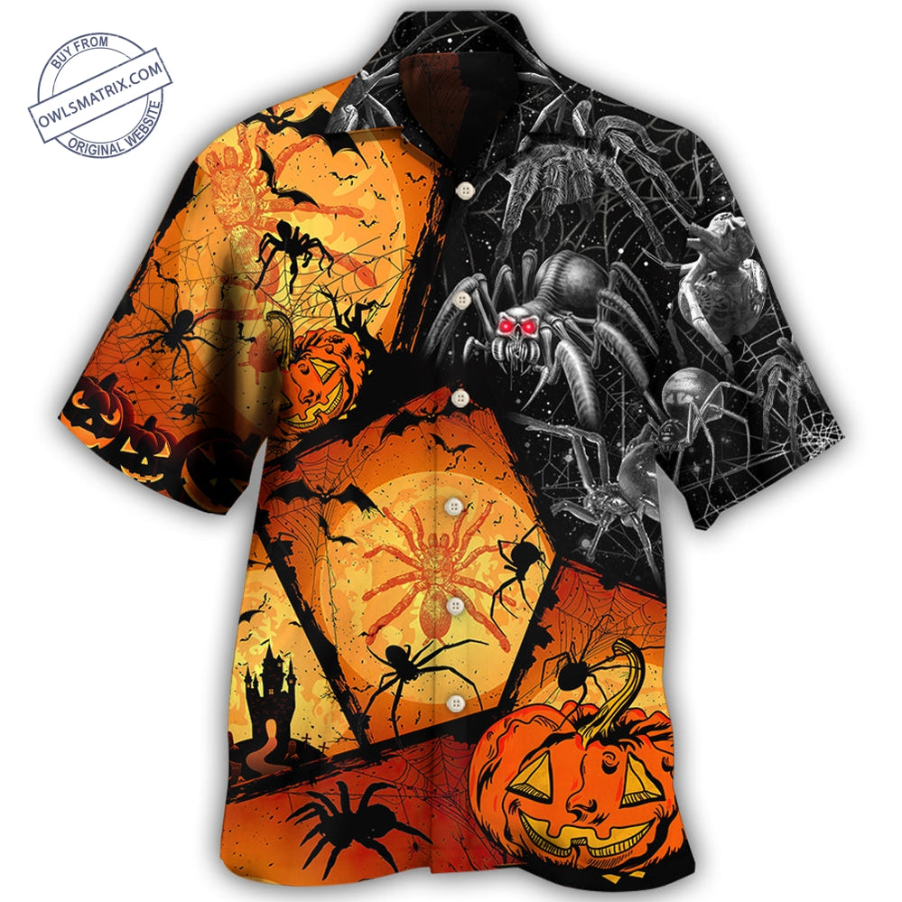 Halloween Spider Pumpkin Scary Hawaii Shirt Ha12411