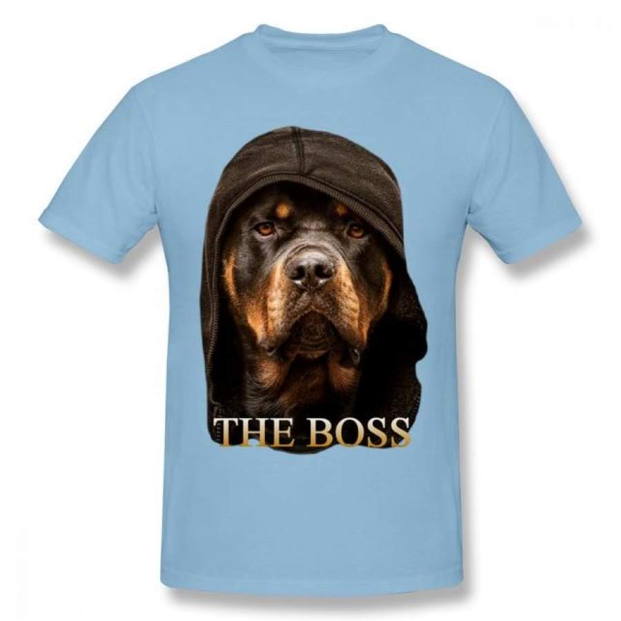 Rottweiler T Shirt Cotton Short Sleeve Tee Shirt Cute Tshirt