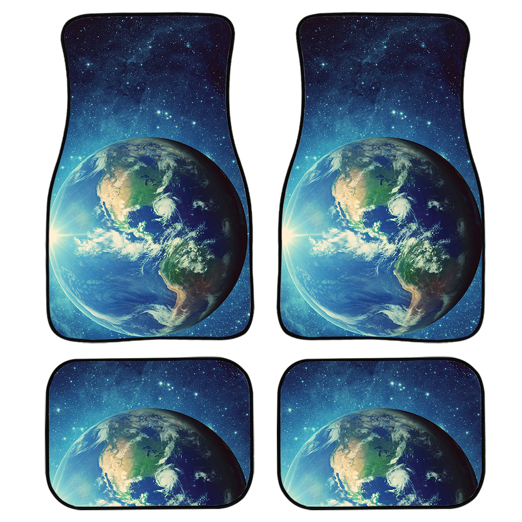 Earth And Space Print Front And Back Car Floor Mats, Front Car Mat