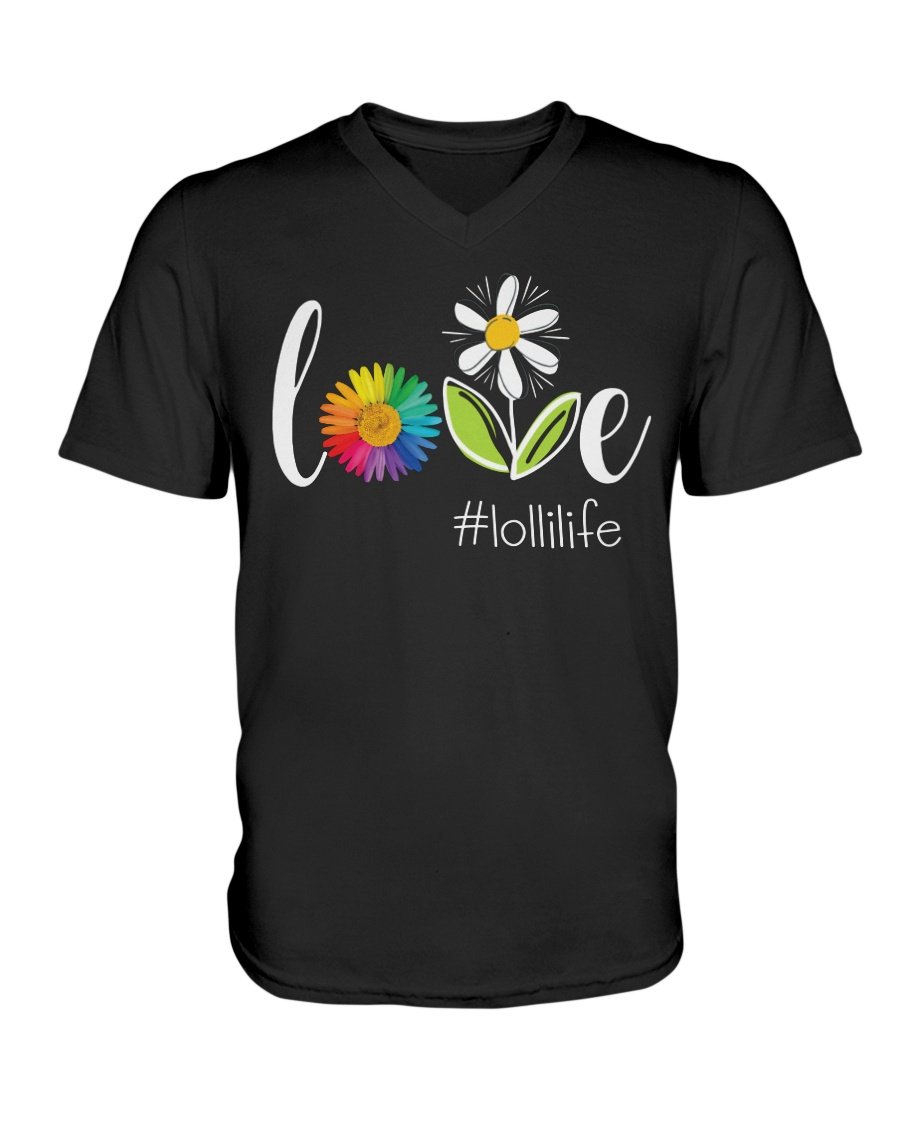 Love Lolli Life Colorful Flower V-Neck