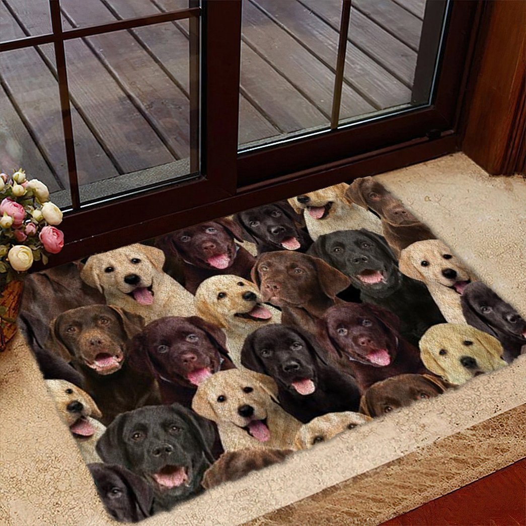 Tmarc Tee A Bunch Of Labradors Doormat