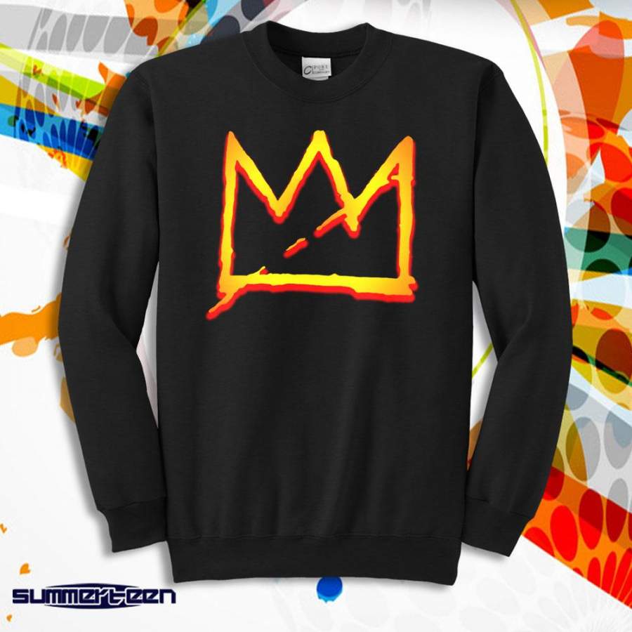 Basquiat Gold Crown Jean Michel Men’S Sweatshirt