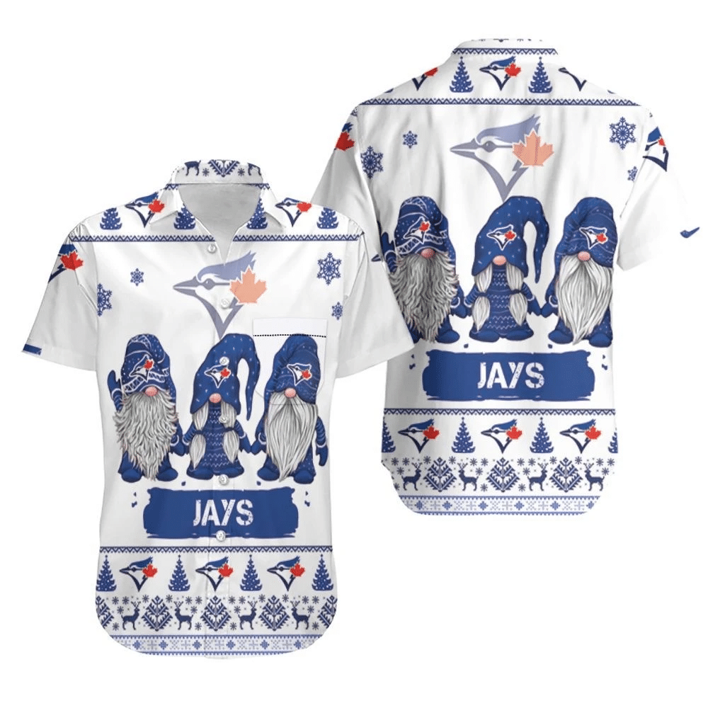 Christmas Gnomes Toronto Blue Jays Ugly Sweatshirt Hawaii Shirt Combo Beach Ha87656