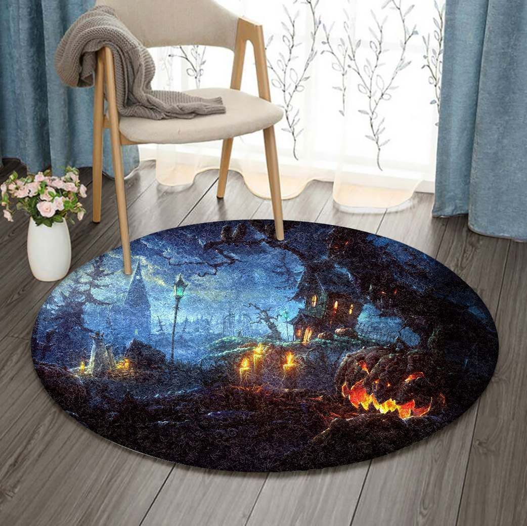 Halloween JQQ224 Round Rug