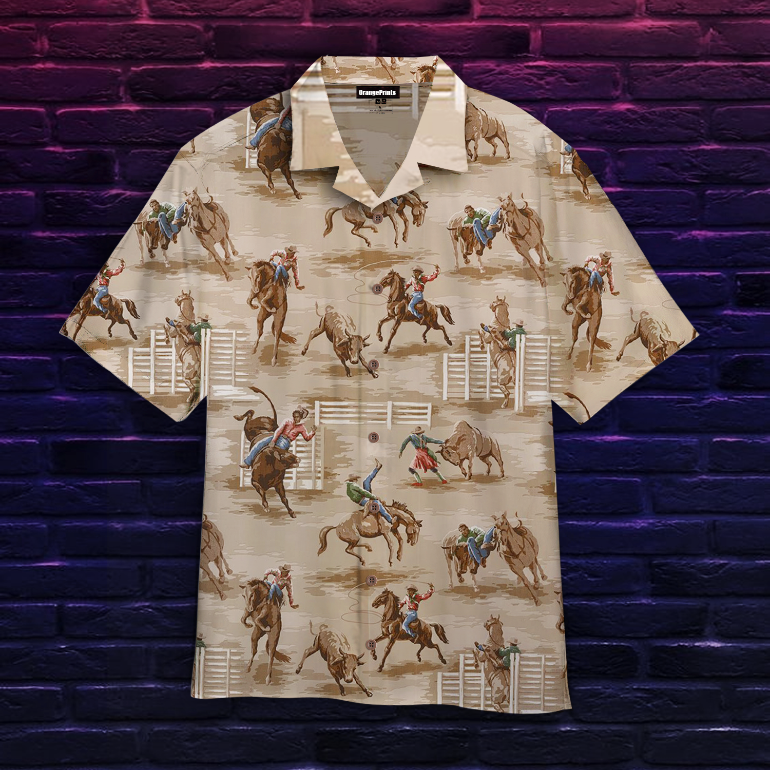 Vintage Cowboy Hawaii Shirt For Men Women Ha61366