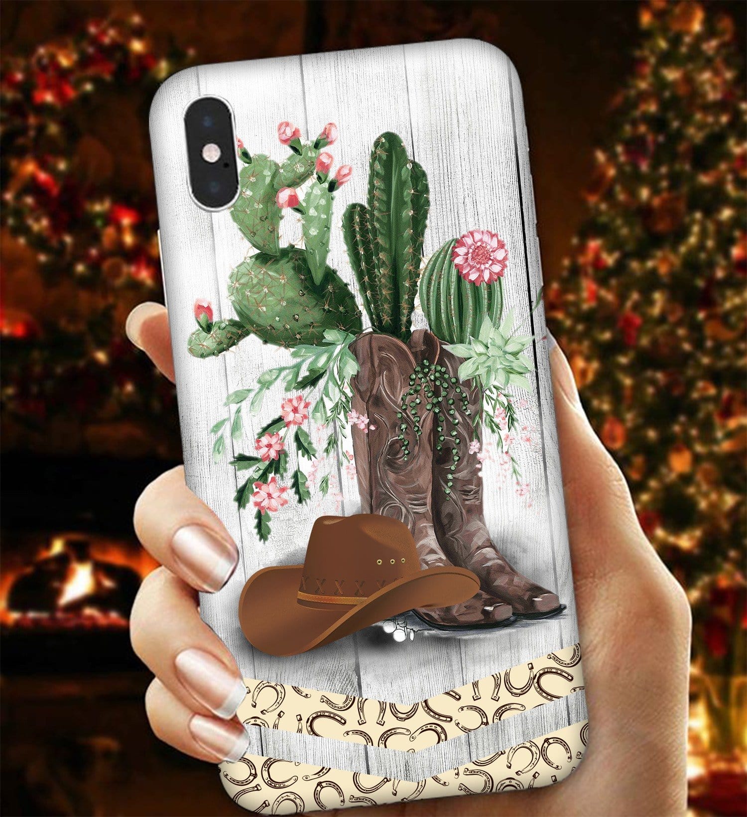 Horse Girl Cactus Custom Name Phone Cases #Kv