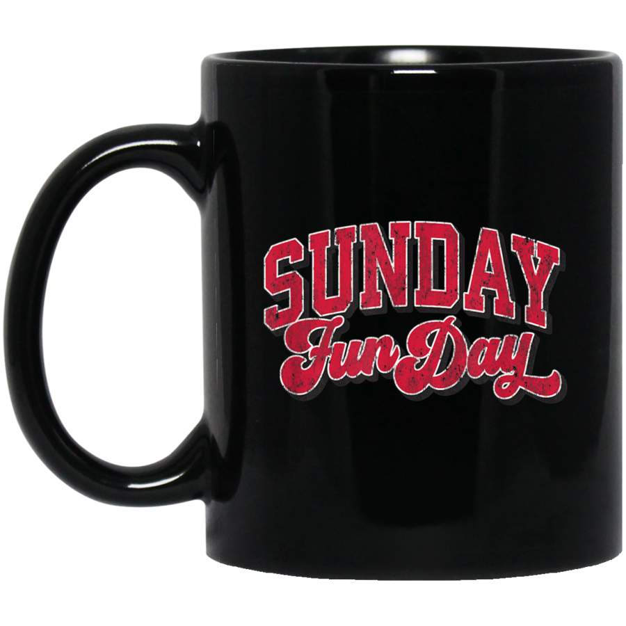 Vintage Sunday Funday San Francisco Football Retro Fun Day Mug