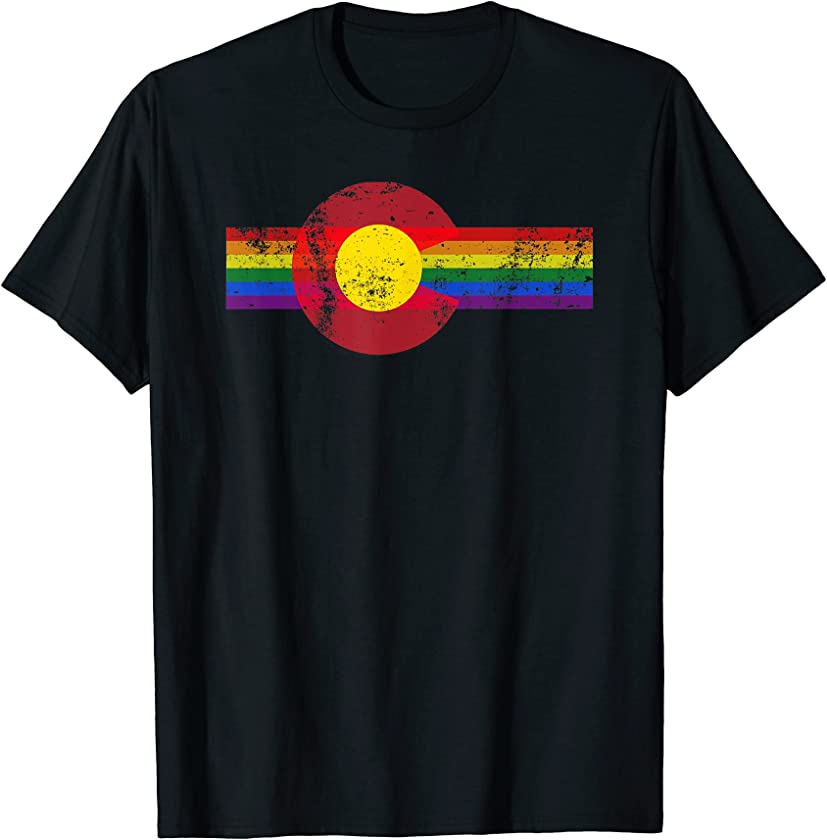 Vintage Rainbow Retro T-Shirt