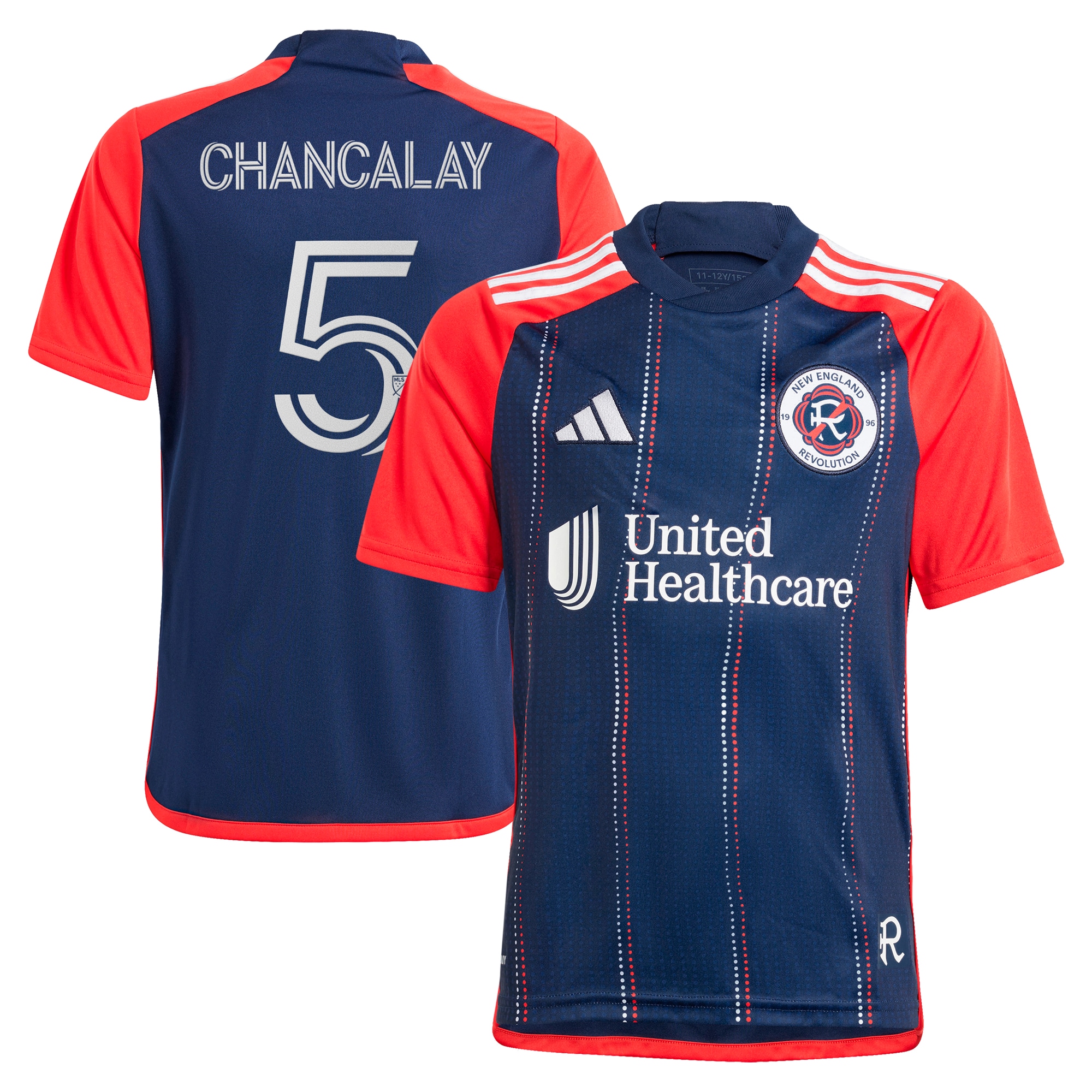 Tomás Chancalay New England Revolution Youth 2024 Boston Tea Party Replica Player Jersey  Navy