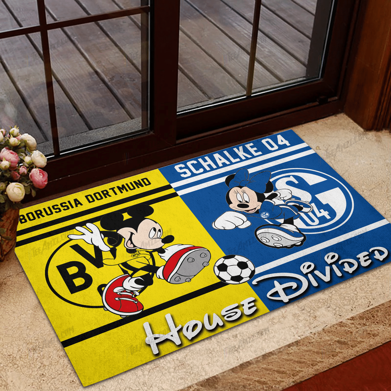 Bundesliga | House Divided | Mickey & Minnie Custom Doormat