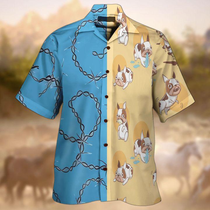 Bulldog Hawaii Shirt For Men Women Adult Ha139