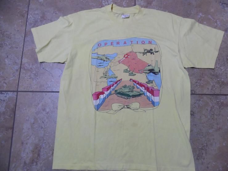 Vintage Desert Storm Map Shirt