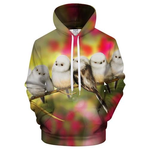 Spring Baby Birds Hoodie