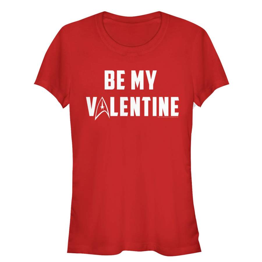 Star Trek Junior’s Be My Starfleet Valentine  T Shirt