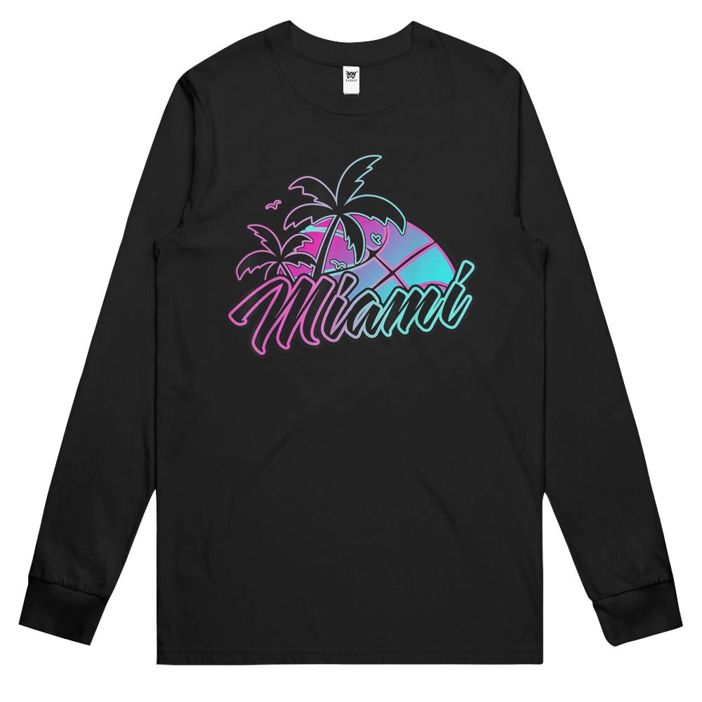 Miami Basketball Merch Gift Long Sleeve T Shirts