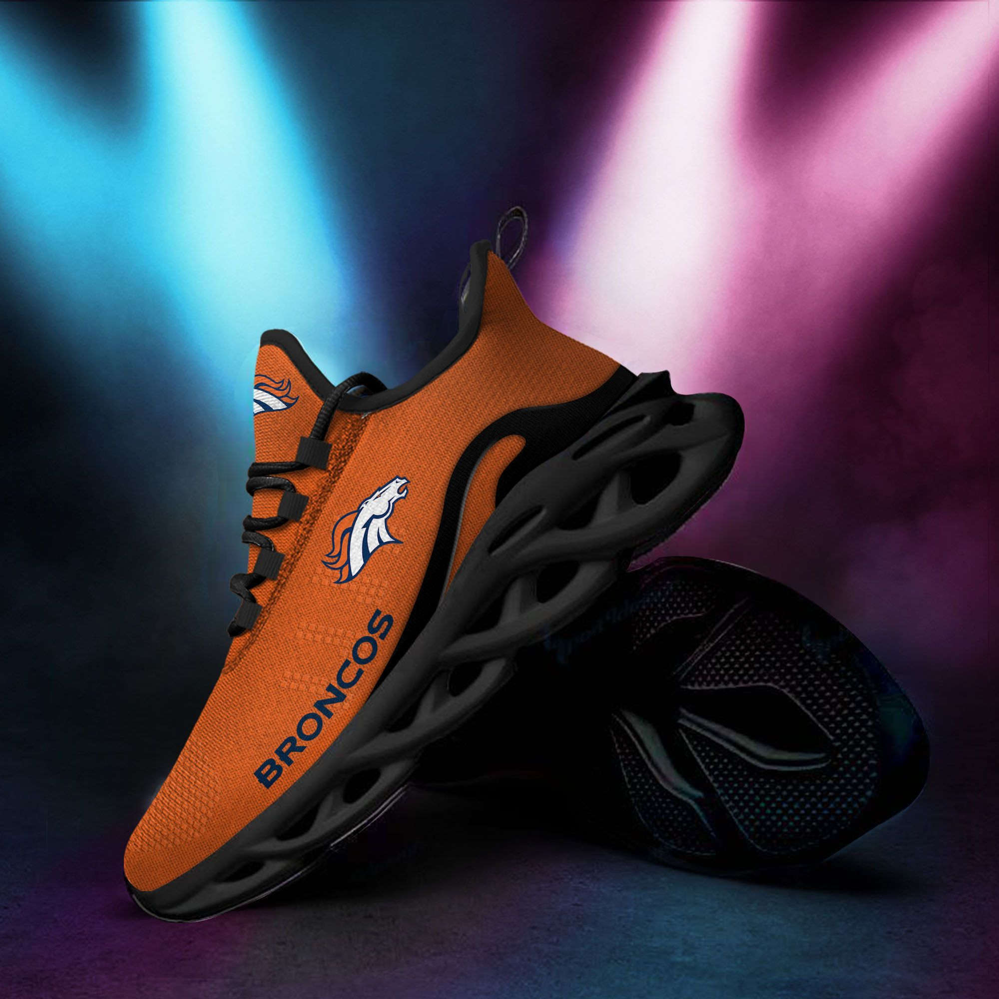 Denver Broncos New Trending  D Printed  Max Soul Clunky Sneaker Shoes