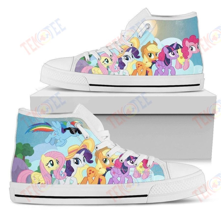 Mens Womens My Little Pony Shoes Womens High Top Sneakers For Kid For Men And Women Nice And Comfortable TDT617