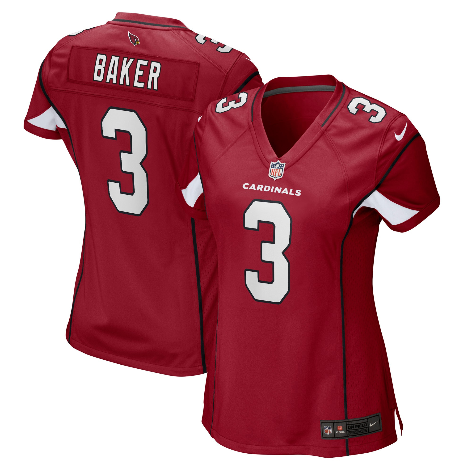 Budda Baker Arizona Cardinals Womens Game Jersey Cardinal NFL