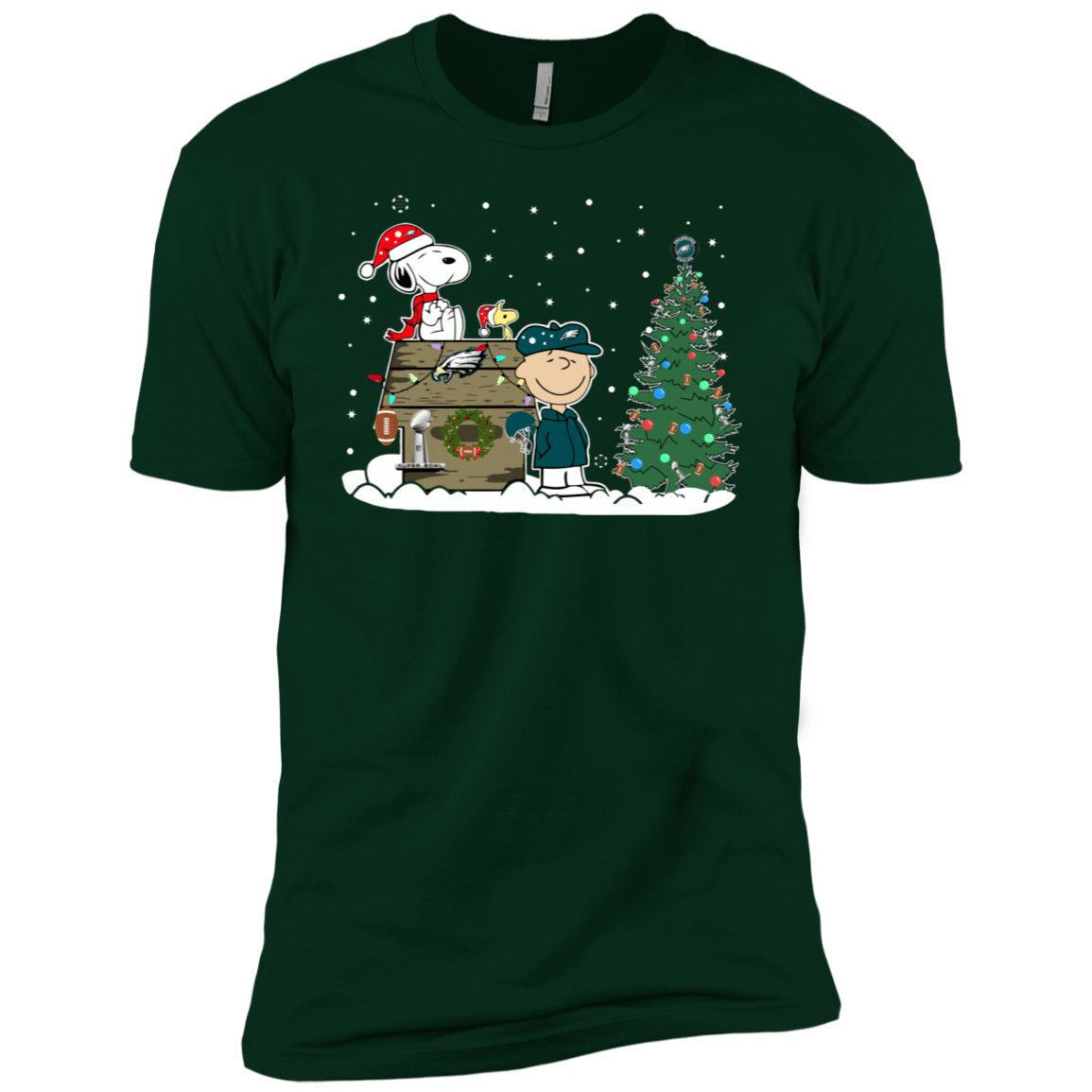 Buy Philadelphia Eagles Snoopy The Peanuts Ugly Christmas Sweater  Super Bowl Men’s T-Shirt