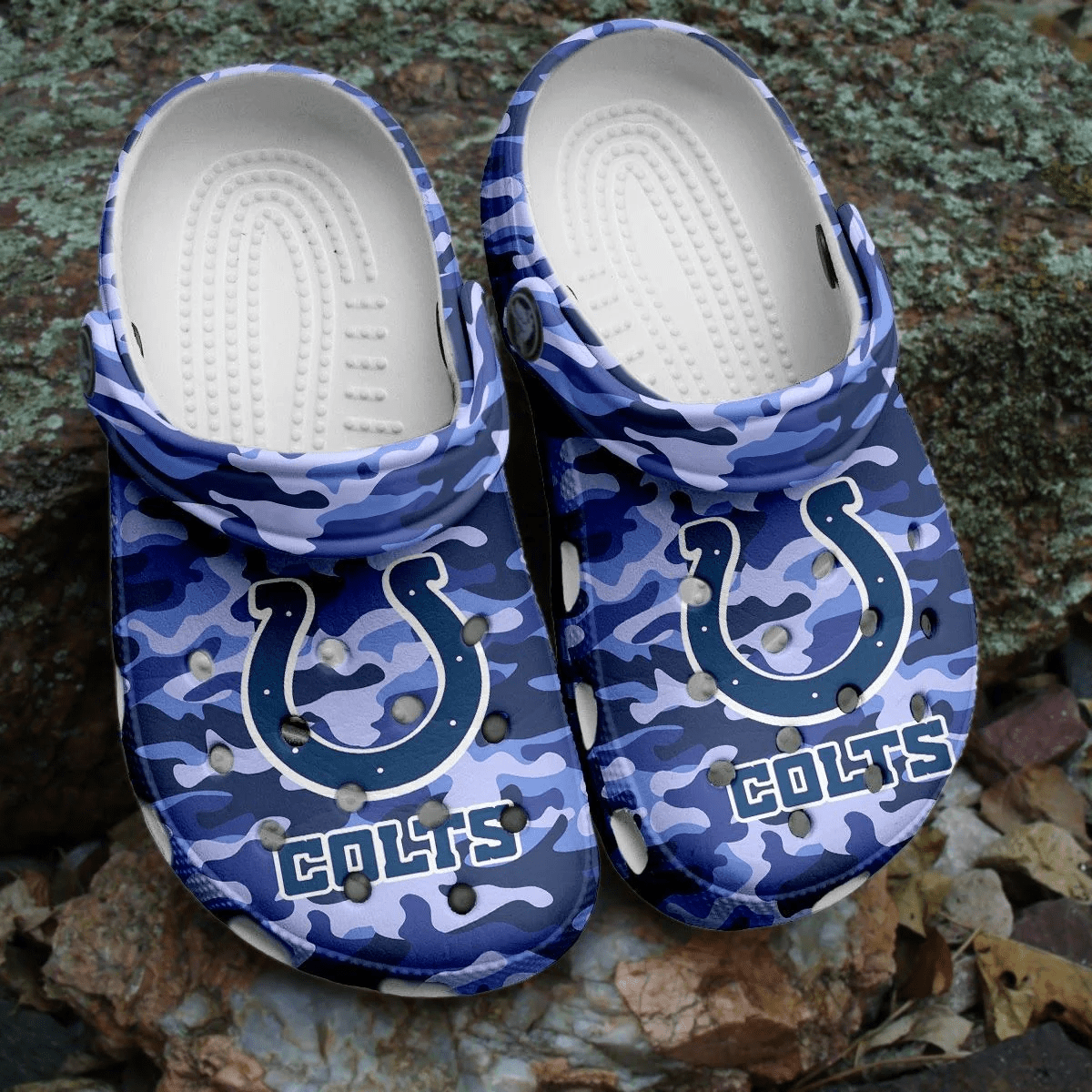 NFL Indianapolis Colts Football Clogs Shoes Crocss Comfortable Crocband For Men Women