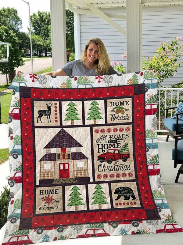 Home For Christmas Dtc1212812 Quilt Blanket